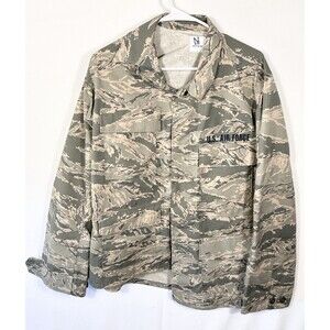 USAF Coat Men's Utility Air Force Camo Pattern 38R Camouflage Military Uniform